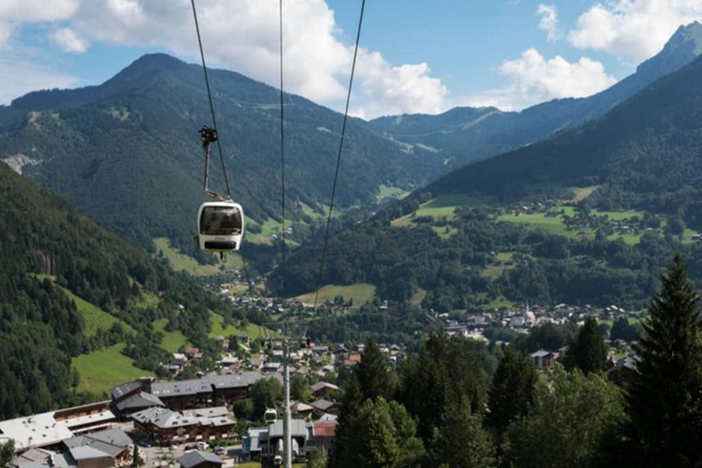 L'Enchalpe, Grand Et Lumineux Studio Avec Coin Montagne 5 Personnes, 60M Des Pistes, Piscine Couverte, Wifi, Grand Balcon Expo Est, Draps Non Compris Saint-Jean-dʼAulps 외부 사진