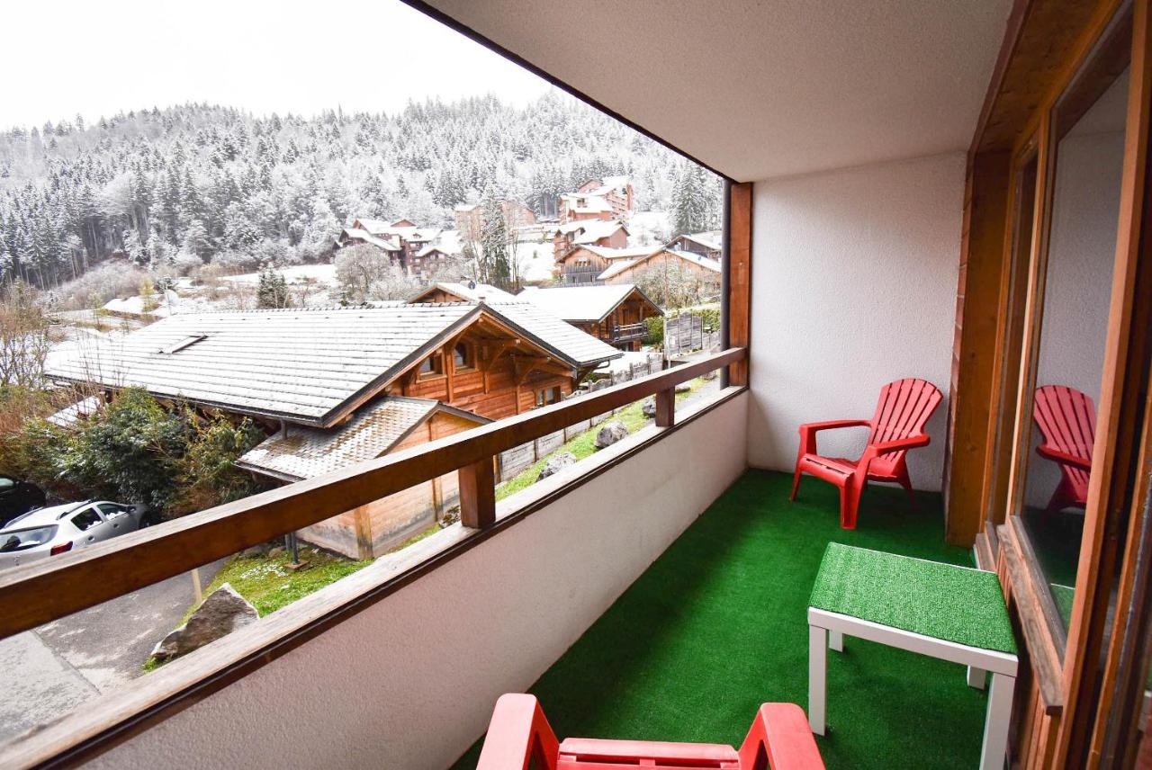 L'Enchalpe, Grand Et Lumineux Studio Avec Coin Montagne 5 Personnes, 60M Des Pistes, Piscine Couverte, Wifi, Grand Balcon Expo Est, Draps Non Compris Saint-Jean-dʼAulps 외부 사진
